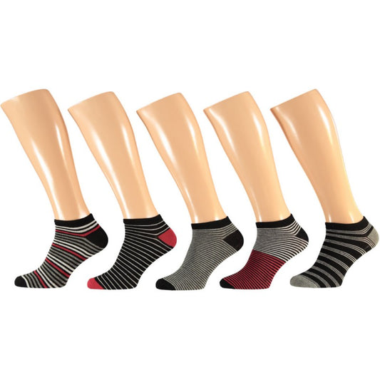 5 paar sneaker sokken met comfort boord