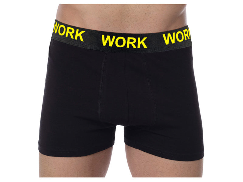 Heren boxershorts "WORK" van katoen