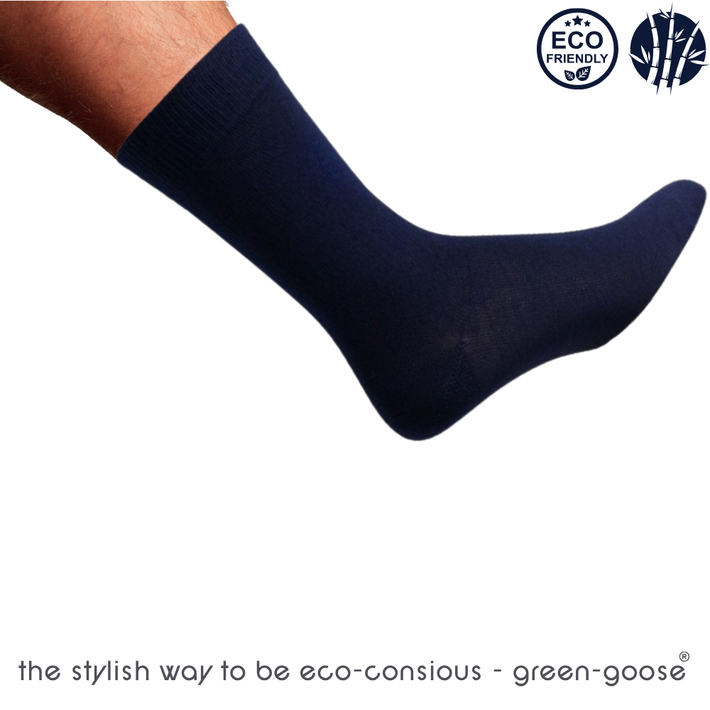 Chaussettes pour hommes en bambou green-goose - 4 paires - 95% bambou