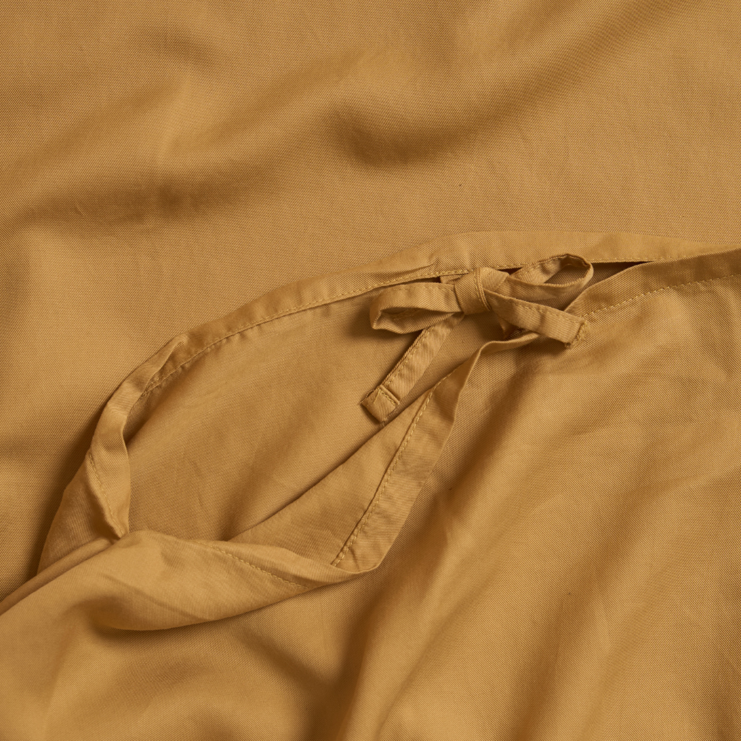 Kids - TENCEL™ Twill Dekbedovertrek Okergeel