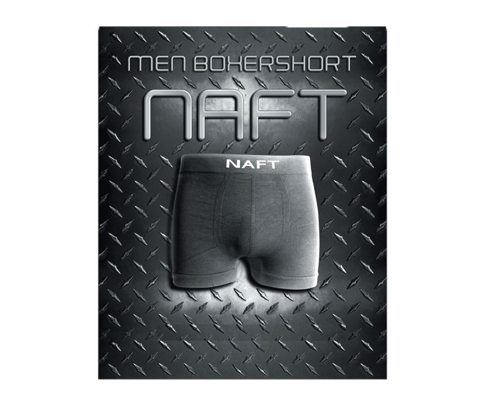 2 stuks katoen NAFT boxershorts zwart