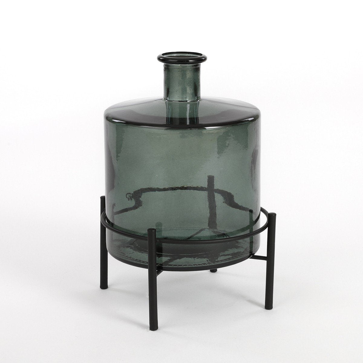 Decoratieve fles Guan Grijs