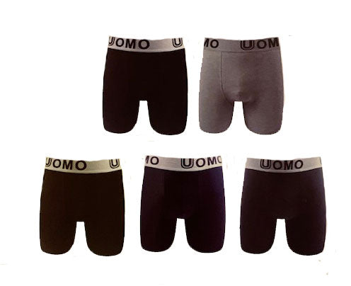 5 stuks Katoen Boxershorts Heren Met Lange Pijpen