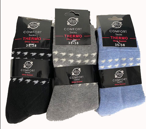 6 paar Dames THERMO sokken