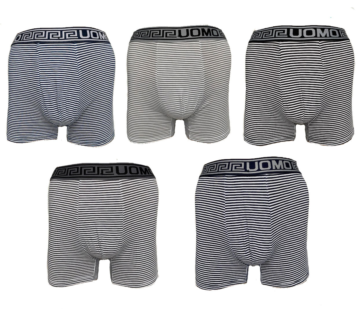 Set van 5 stuks UOMO katoen boxershorts