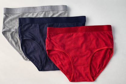 3 stuks Katoenen slip dames – comfortabel