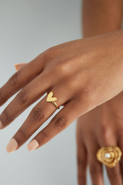 klassieke liefdes ring