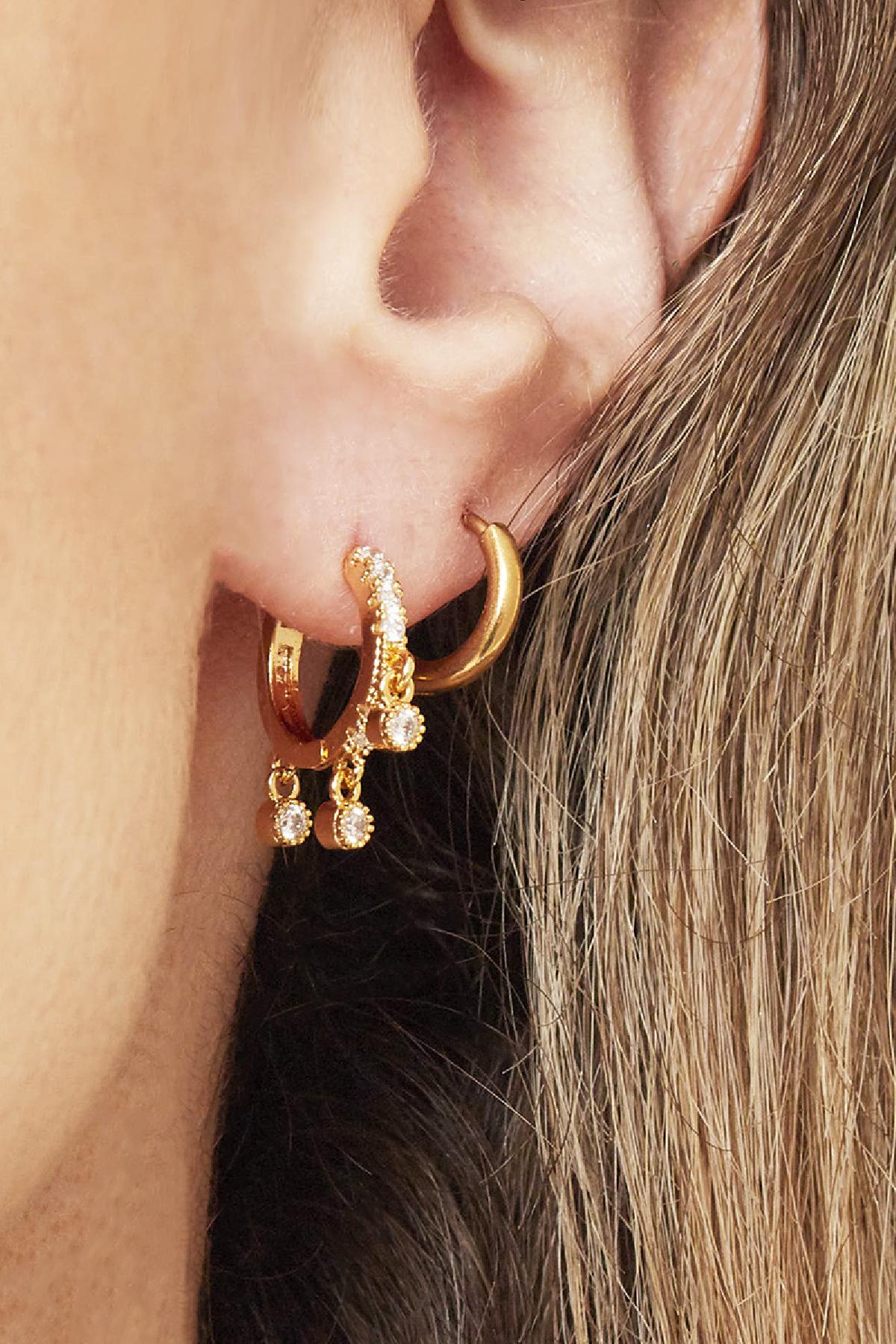 Little Hoops Earrings 1.2cm Stainless Steel