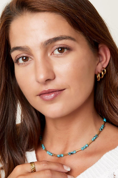 Hoop earrings set of 3