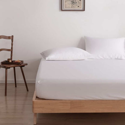 Wit bamboe Kussenslopen Premium - 400TC Tanboocel – Set van 2 - Coco White