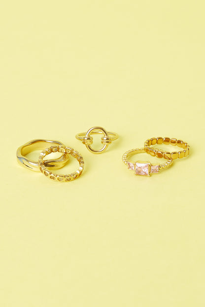 Minimalistische ring met cirkel