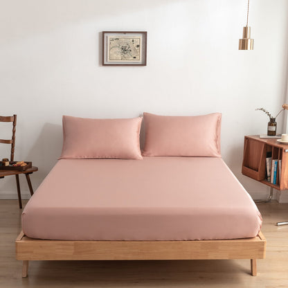 Roze bamboe Hoeslaken Premium - t/m 30cm - 400TC Tanboocel - Cuddle Pink