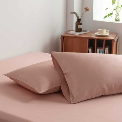 Roze bamboe Beddengoedset 1-persoons – 400TC Tanboocel - Cuddle Pink
