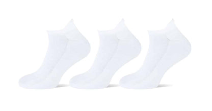 3 paar Sneaker sokken met badstof zool en lipje,