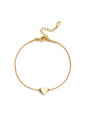 stainless steel bracelet heart