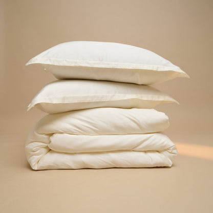 TENCEL™ - Sateen Dekbedovertrek Off White