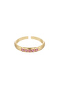 Ring met steentjes -Stainless Steel