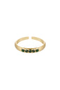 Ring met steentjes -Stainless Steel