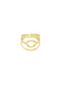 layered knot ring