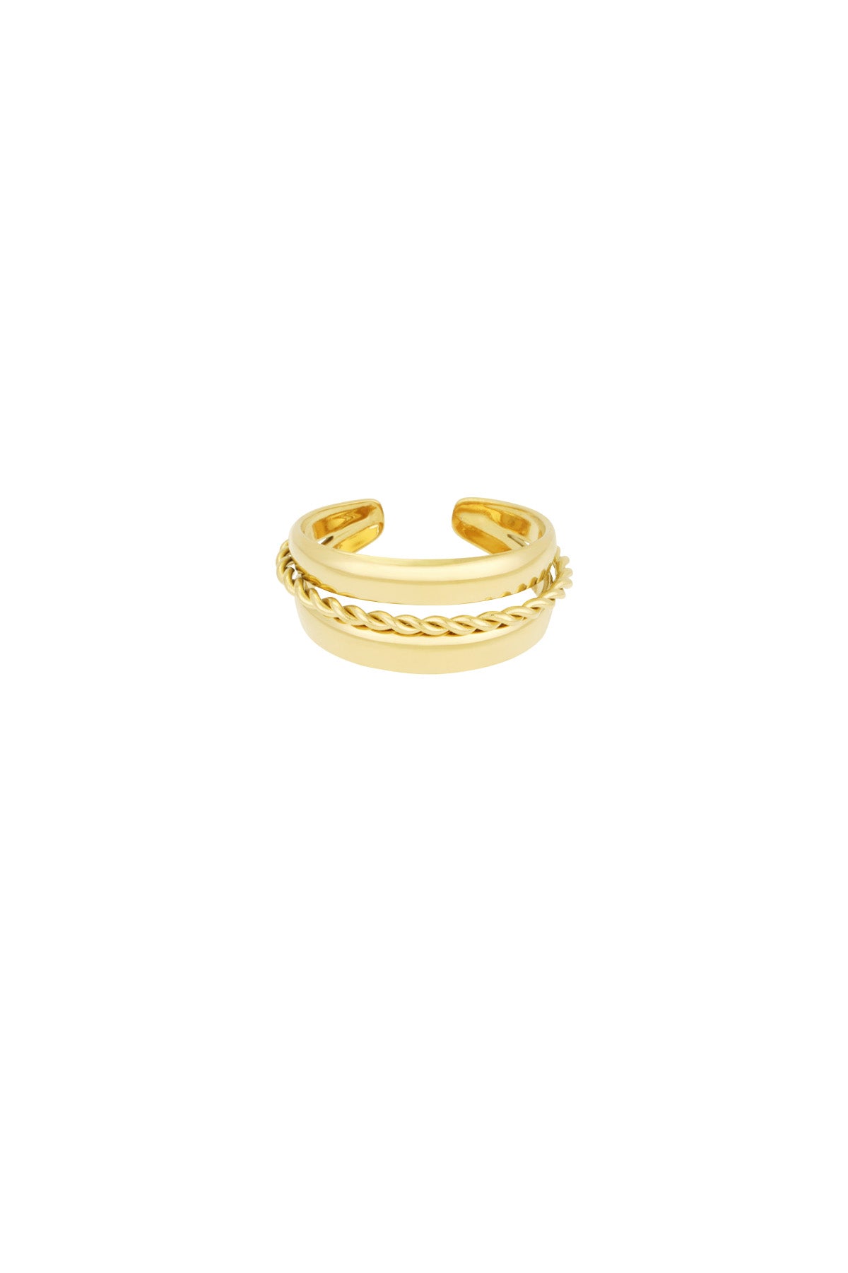 layered spiral ring