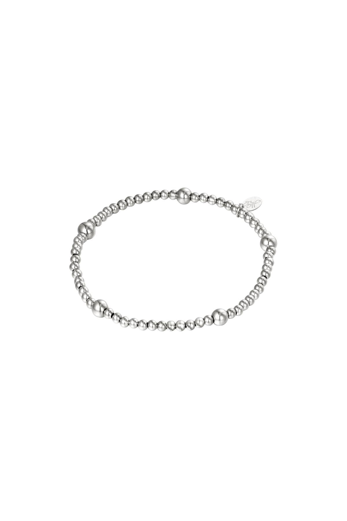 Bracelet Beady Gold Color Stainless Steel