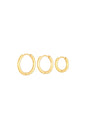 Earrings Set Little Hoops Stainless Steel