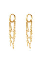 Oorbellen Thunder Goud kleur Stainless Steel