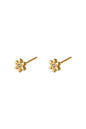 stainless steel earstuds flower 