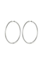 stainless steel earrings hoops large
