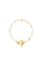 stainless steel bracelet pearls 
