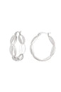 Oorbellen schelpenlook Goud kleur Stainless Steel