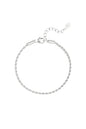 Armband jasseron gedraaid smal - zilver-2.0MM