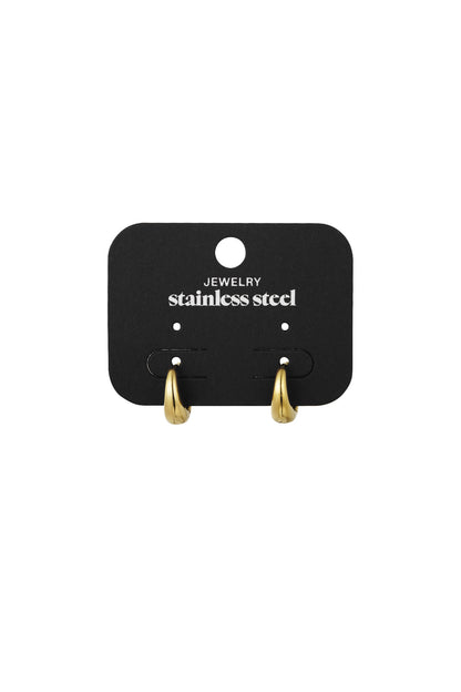 medium basic hoop oorbellen