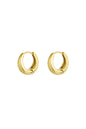 medium basic hoop oorbellen