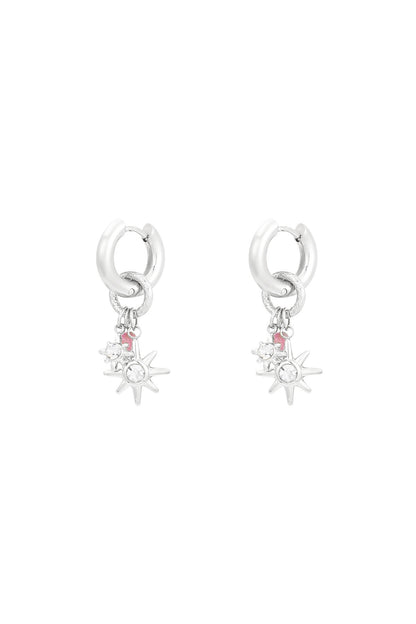 oorbellen pink starlight