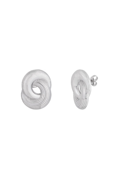 infinity twist earrings