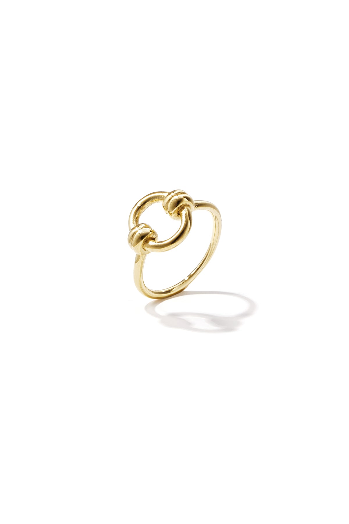 Minimalistische ring met cirkel