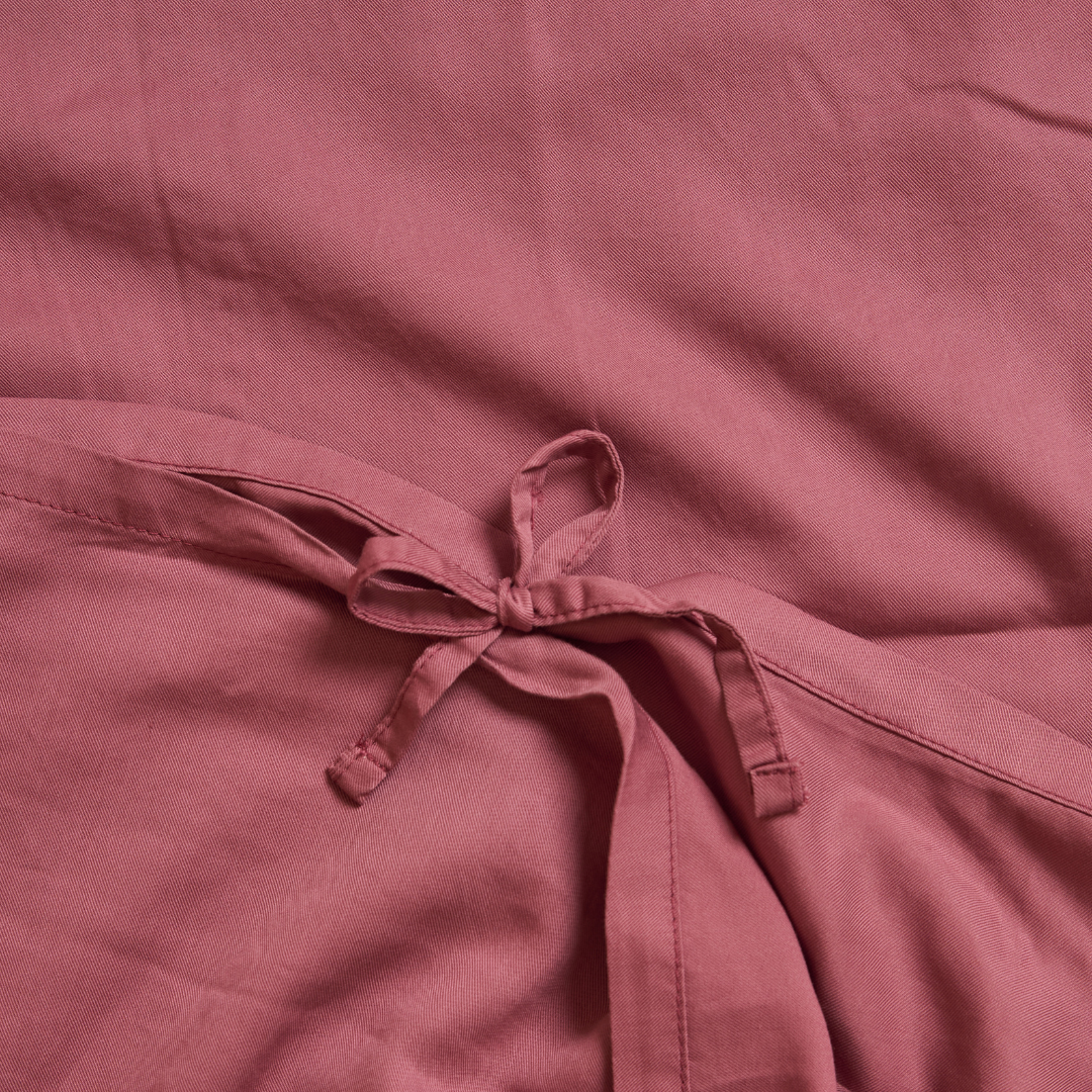 Kids - TENCEL™ Twill Dekbedovertrek Dusty Rose