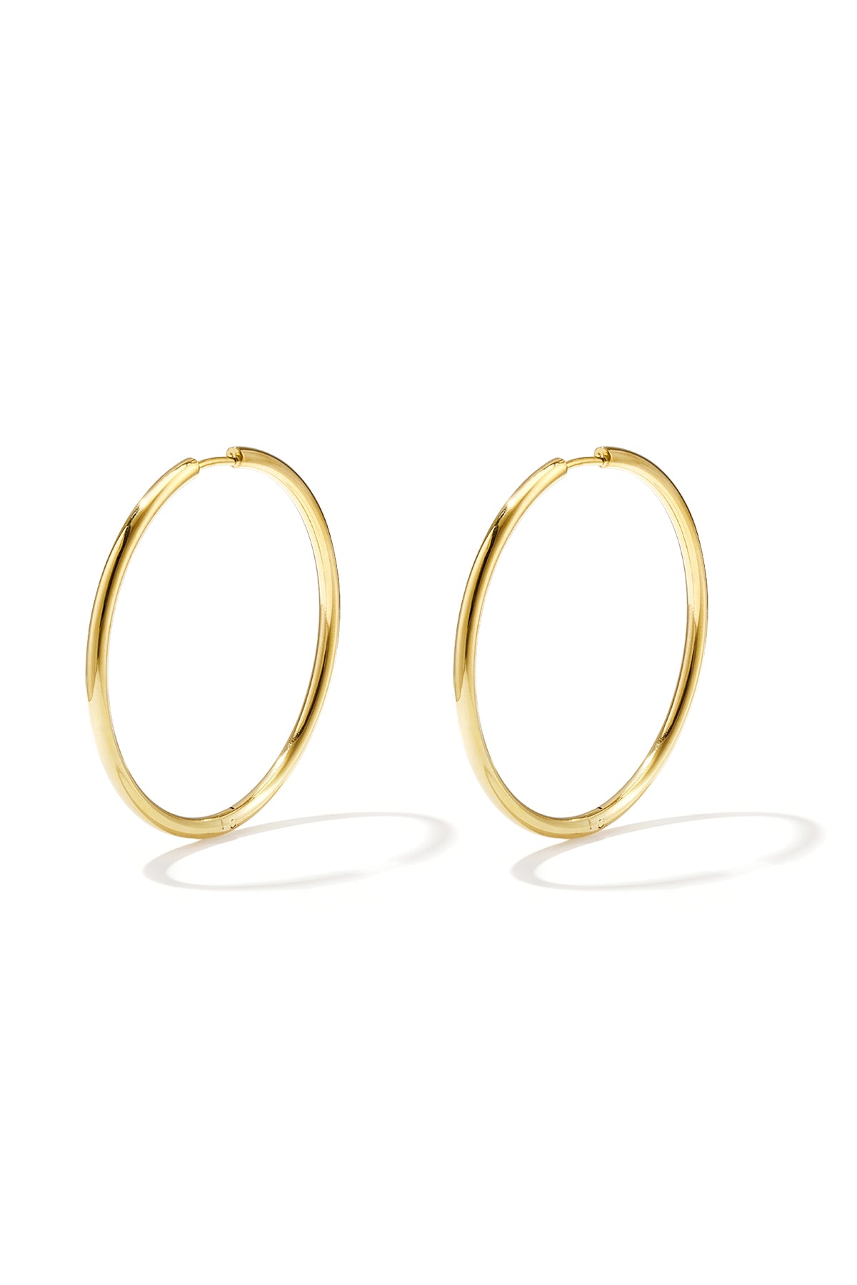stainless steel earrings hoops medium