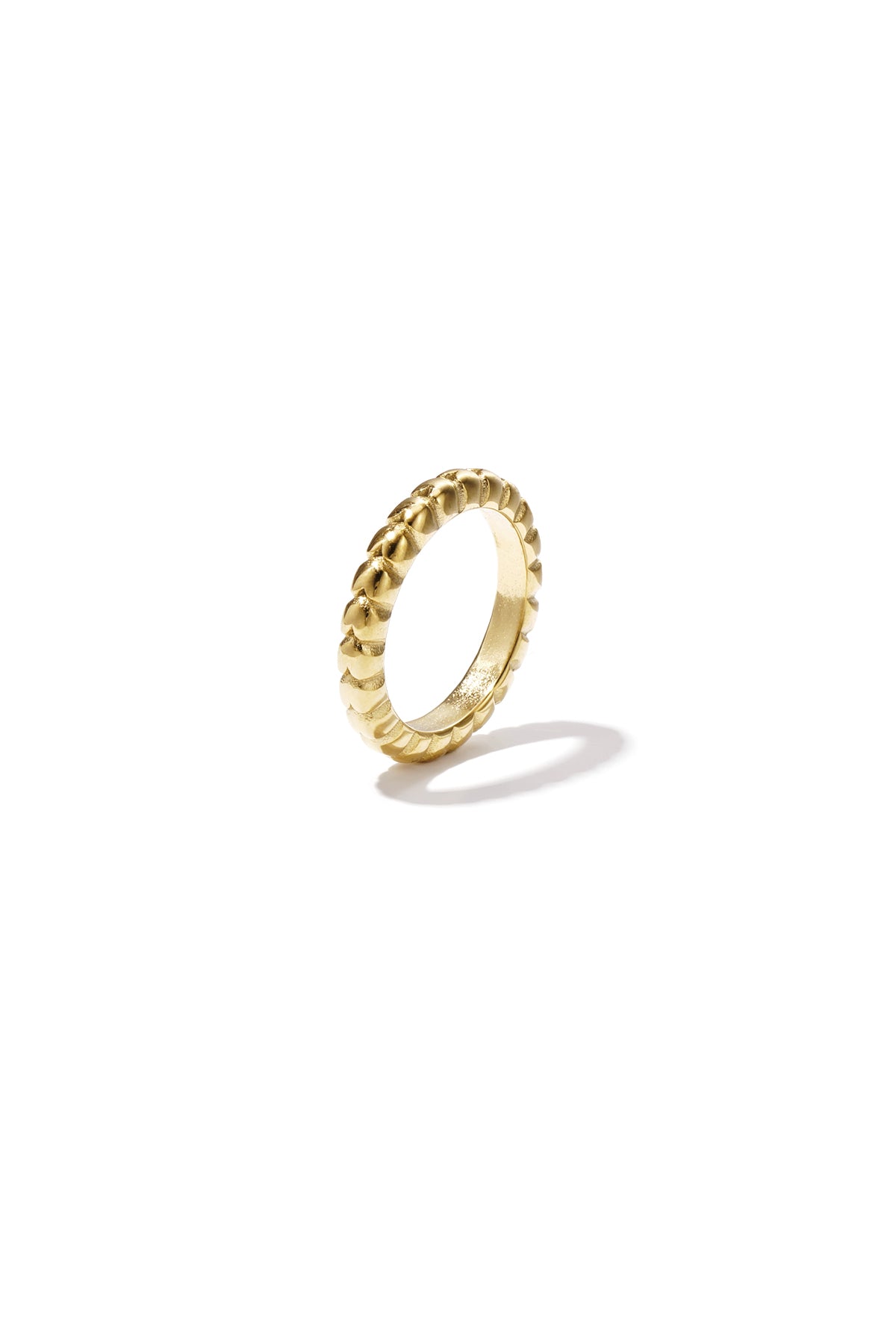 Herhalende hartjes ring