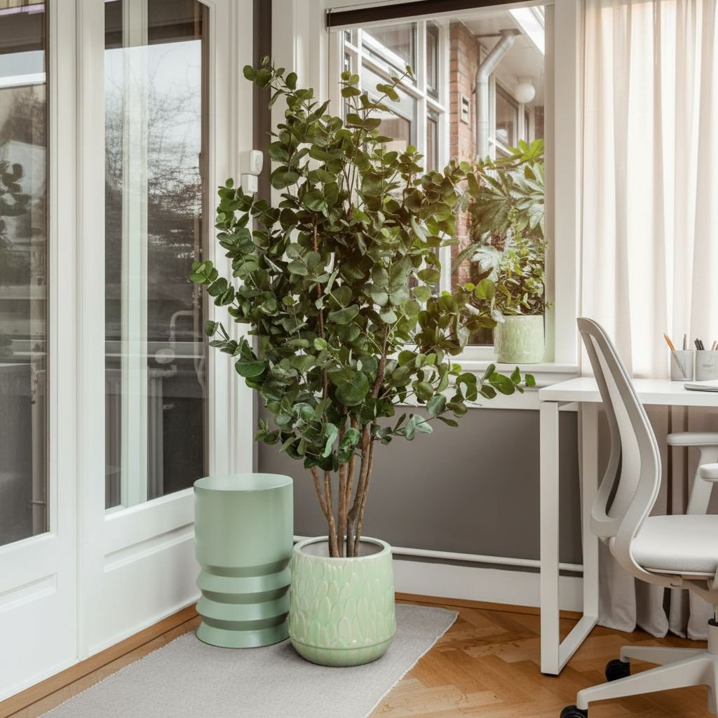 Plante artificielle Eucalyptus vert