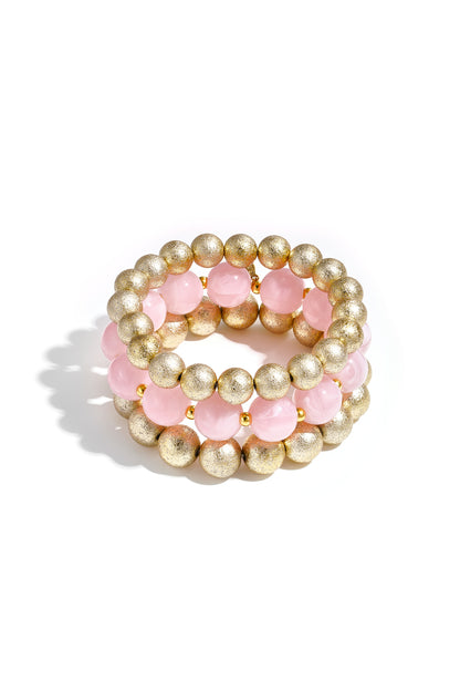 Armbanden set van 3 met kralen
