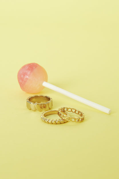 Herhalende hartjes ring