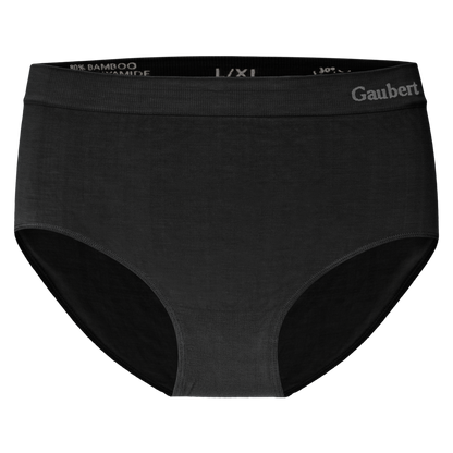 Gaubert Naadloze Bamboe Slips - Zwart - 2 Stuks