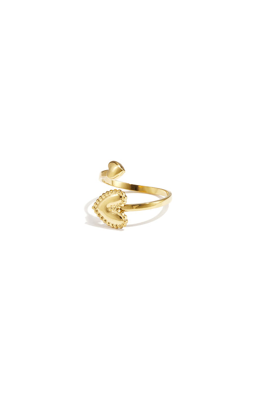 Ring met verstelbare harten