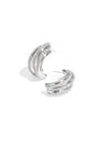 IJzeren oorbellen onregelmatige vorm Elegante kerst Luxe serie Dames sieraden