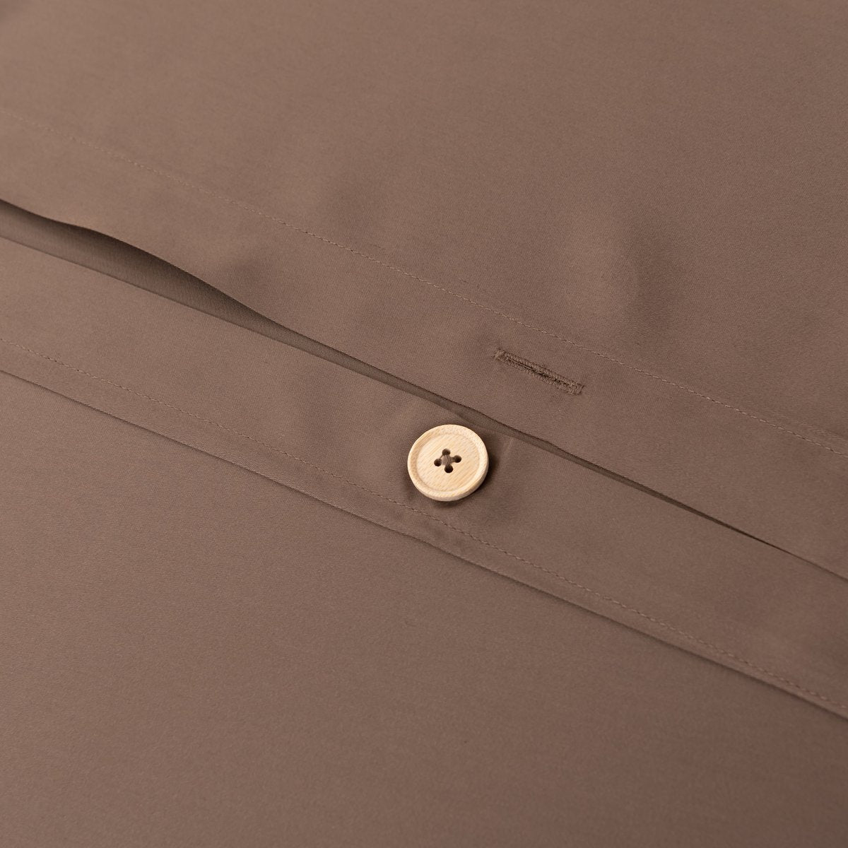 Donkerbruin Bamboe Beddengoedset 1-persoons – 400TC Tanboocel - Coffee Brown