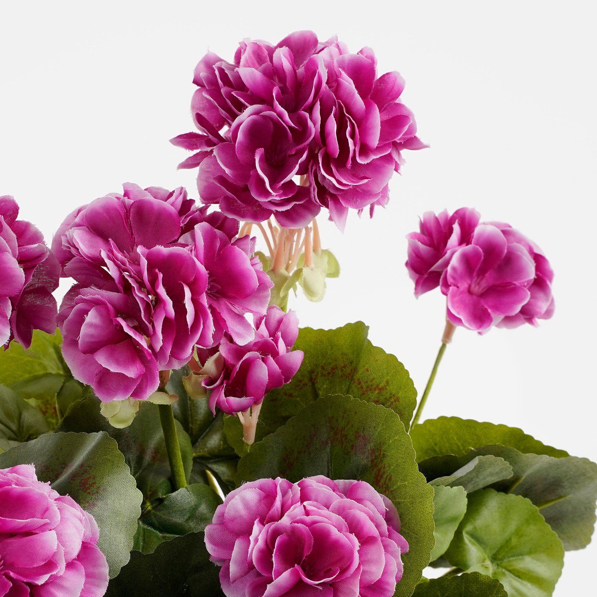 Kunstpflanze Geranie Rosa