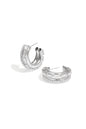 IJzeren hoepeloorbellen cirkel Elegante kerst Luxe serie Dames sieraden