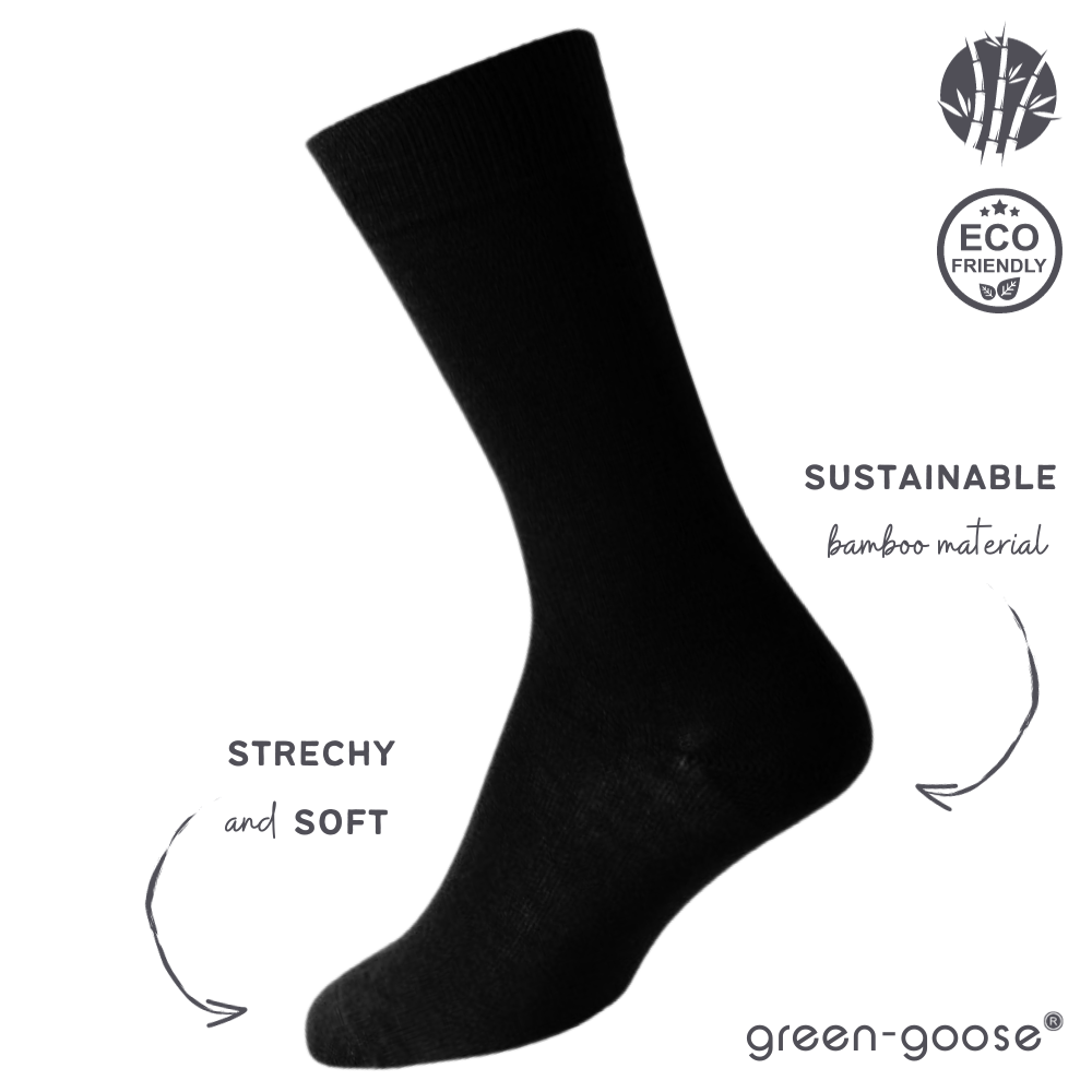 green-goose Bamboe Herensokken - 4 Paar - 95% Bamboe